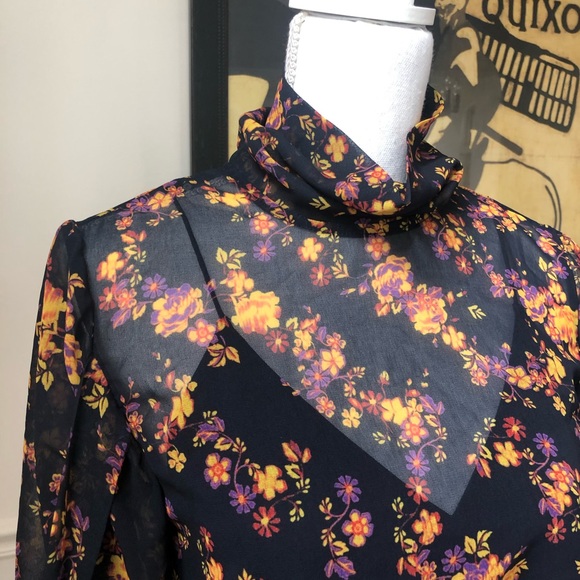 C/MEO Collective Heart Breaker Dress Ink NWT XS M - Picture 4 of 11